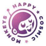 Logo de la troupe d’improvisation Happy Cosmic Monkeys